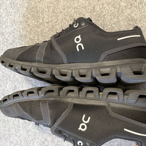 On Cloud 6 Men's Size 11.5 Triple Black Sneakers Shoes 3MF10071043 - Picture 4 of 8